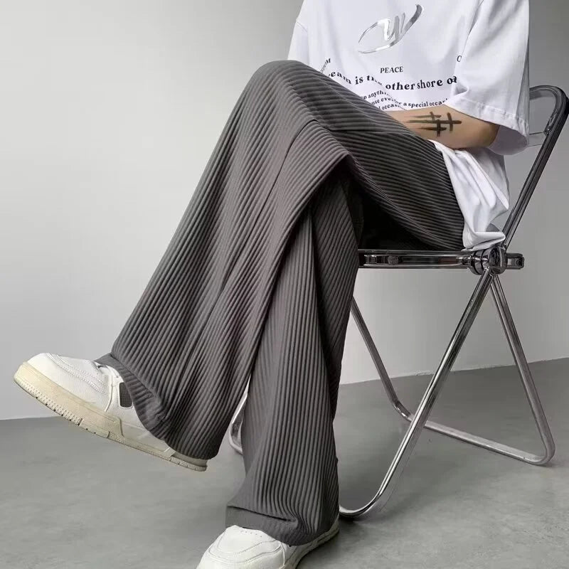 Y2K Pleated Straight Leg Pants