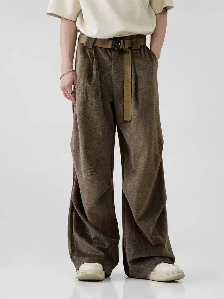Y2K Pleated Wide Leg Pants
