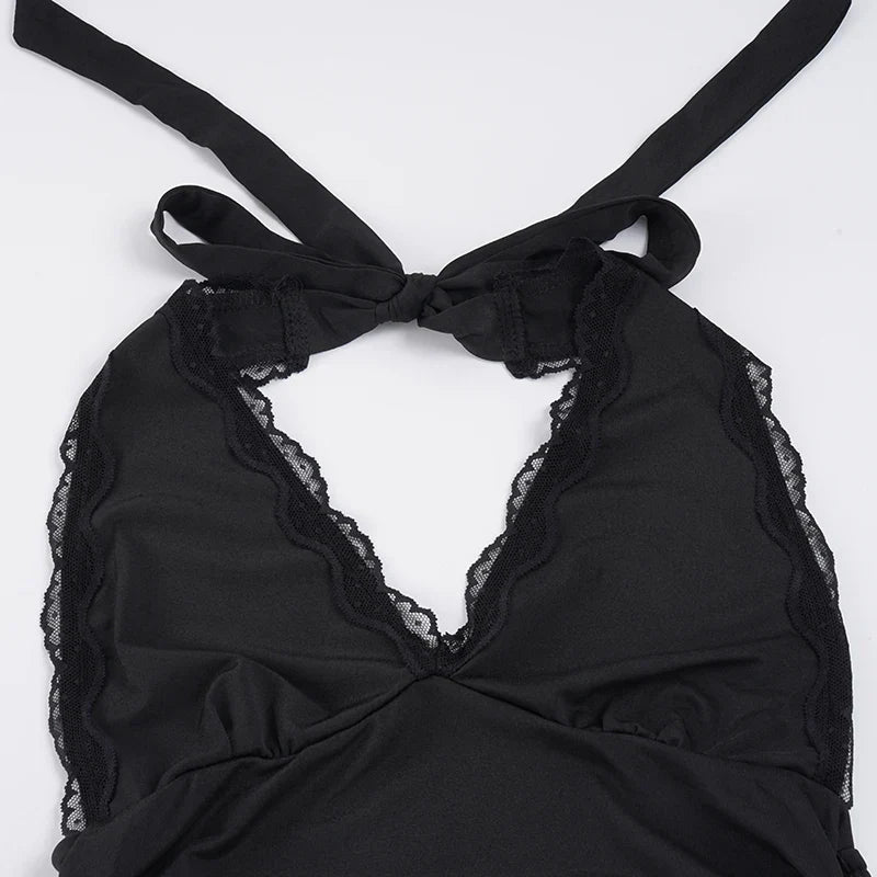 Plunge Halter Top
