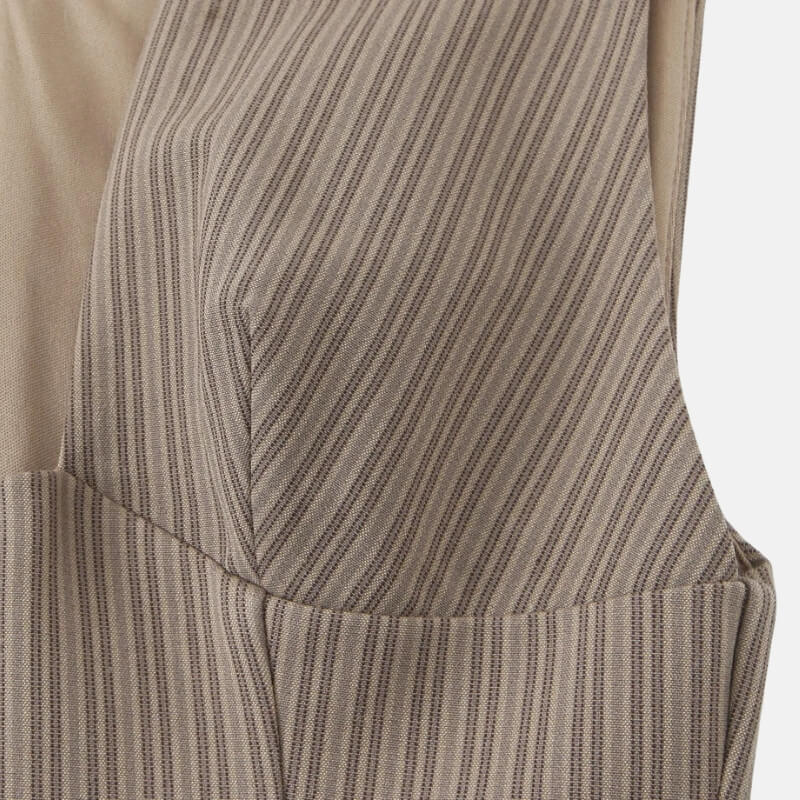 Y2K Plunge Neck Mini Dress