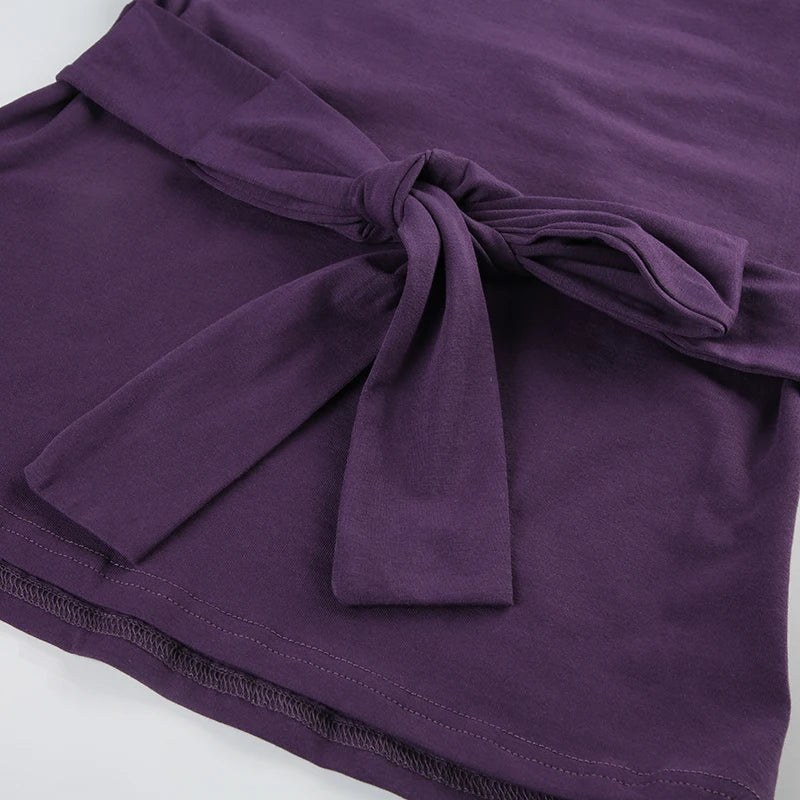 Y2K Plunge Tie Back Top