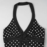 Polka Dot Halter Top