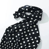 Polka Dot Halter Top Scarf