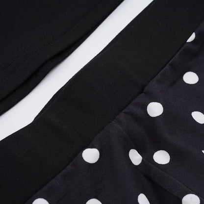 Y2K Polka Dot Top & Shorts Two Piece Set