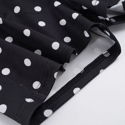 Y2K Polka Dot Top & Shorts Two Piece Set