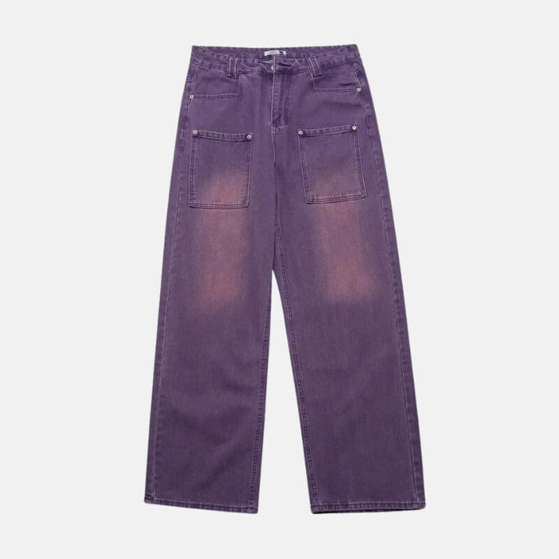 Y2K Purple Cargo Pants