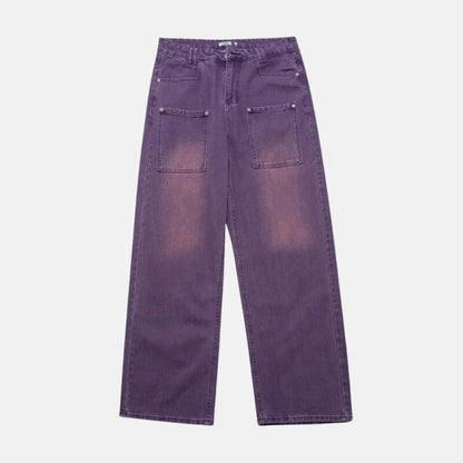 Y2K Purple Cargo Pants