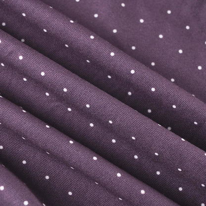 Y2K Purple Polka Dot Top