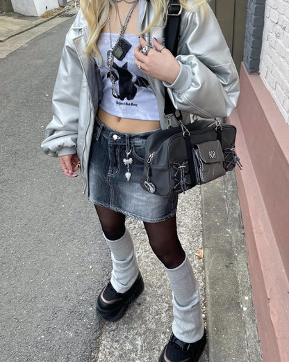Y2K Rabbit Tube Top