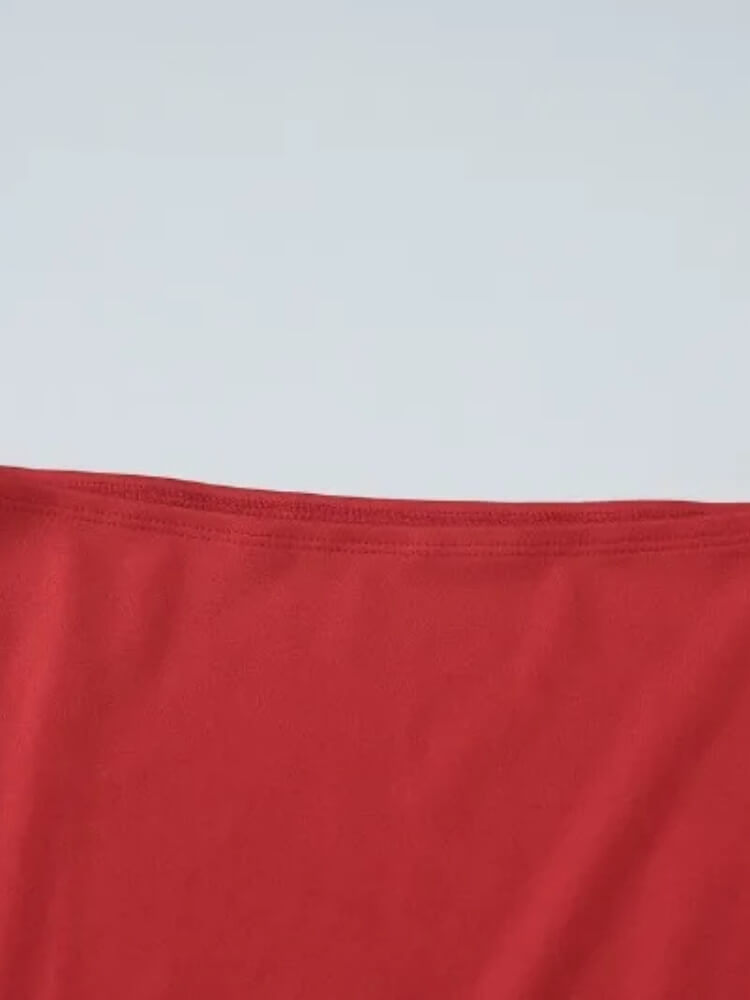 Y2K Red Top & Skirt Two Piece Set