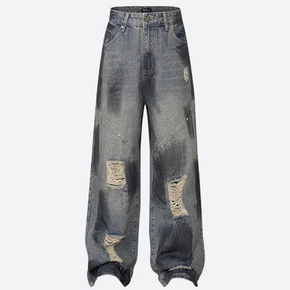 Y2K Ripped Denim Jeans