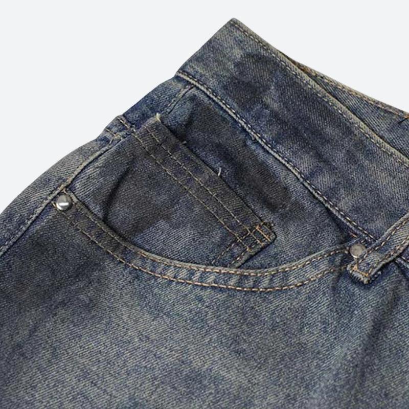 Y2K Ripped Denim Jeans