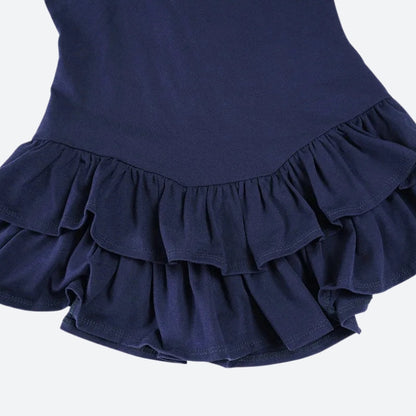 Y2K Ruffled Polo Mini Dress