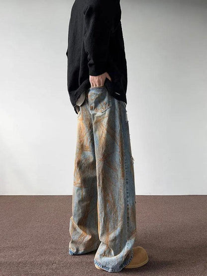 Y2K Rusty Wide Leg Denim Jeans