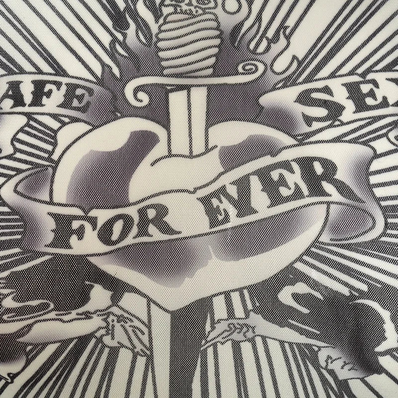 Y2K Sacred Heart Top