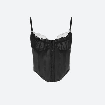 Y2K Satin Corset Top