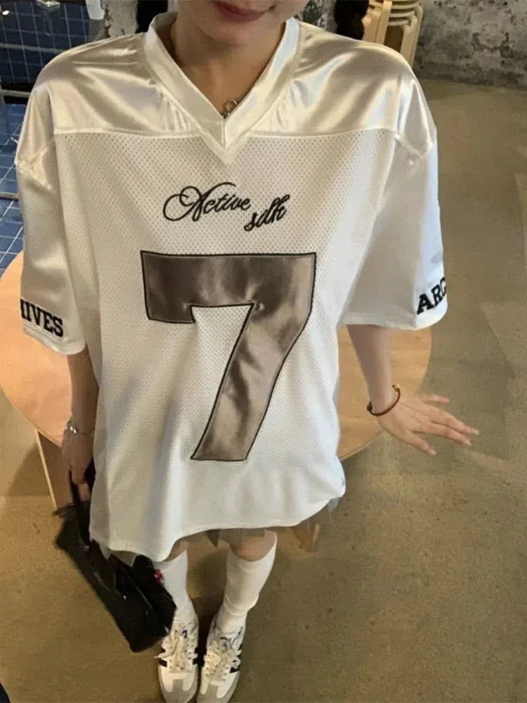Y2K Seven Jersey Top