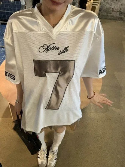 Y2K Seven Jersey Top