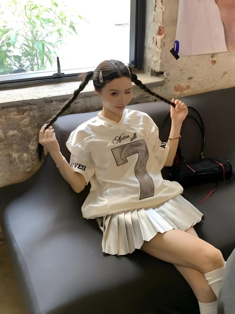 Y2K Seven Jersey Top