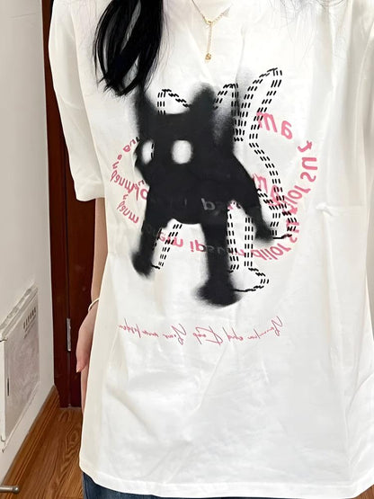 Y2K Shaking Cat Tee