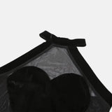 Sheer Heart Cut-Out Halter Top