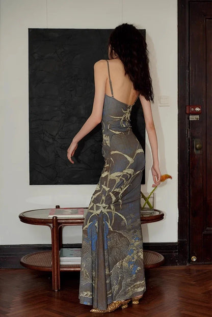 Y2K Sheer Maxi Dress