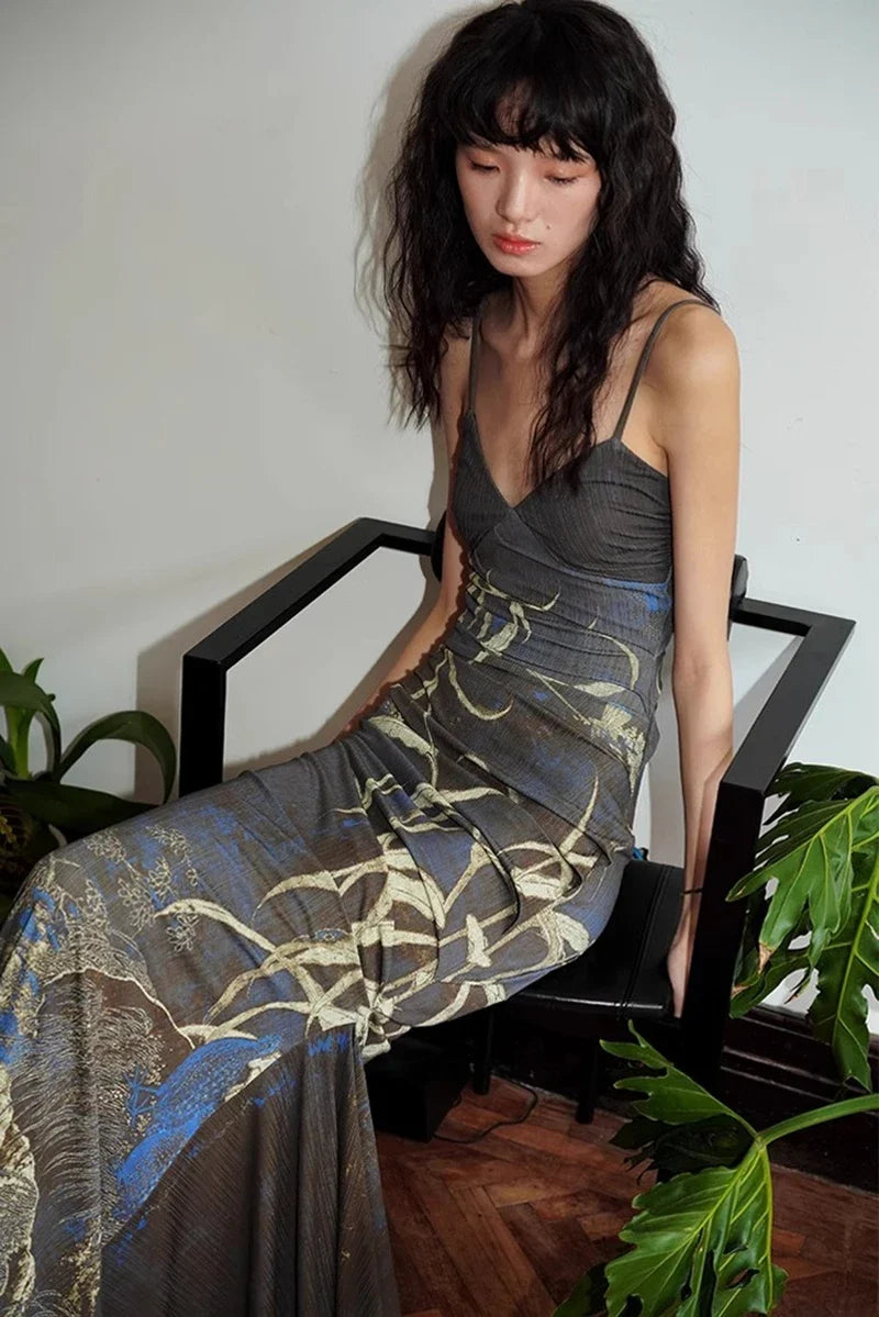 Y2K Sheer Maxi Dress