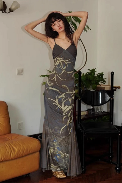 Y2K Sheer Maxi Dress