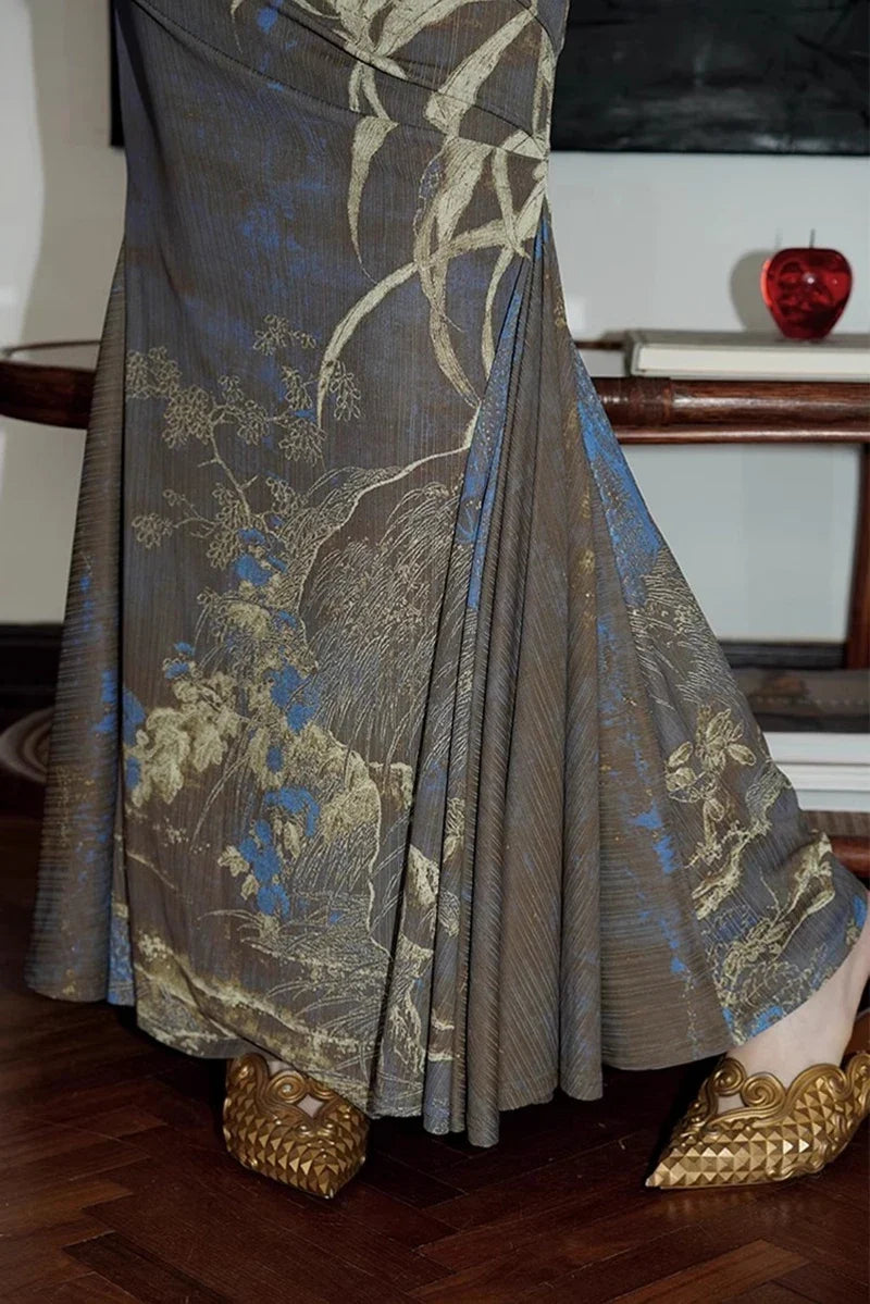 Y2K Sheer Maxi Dress