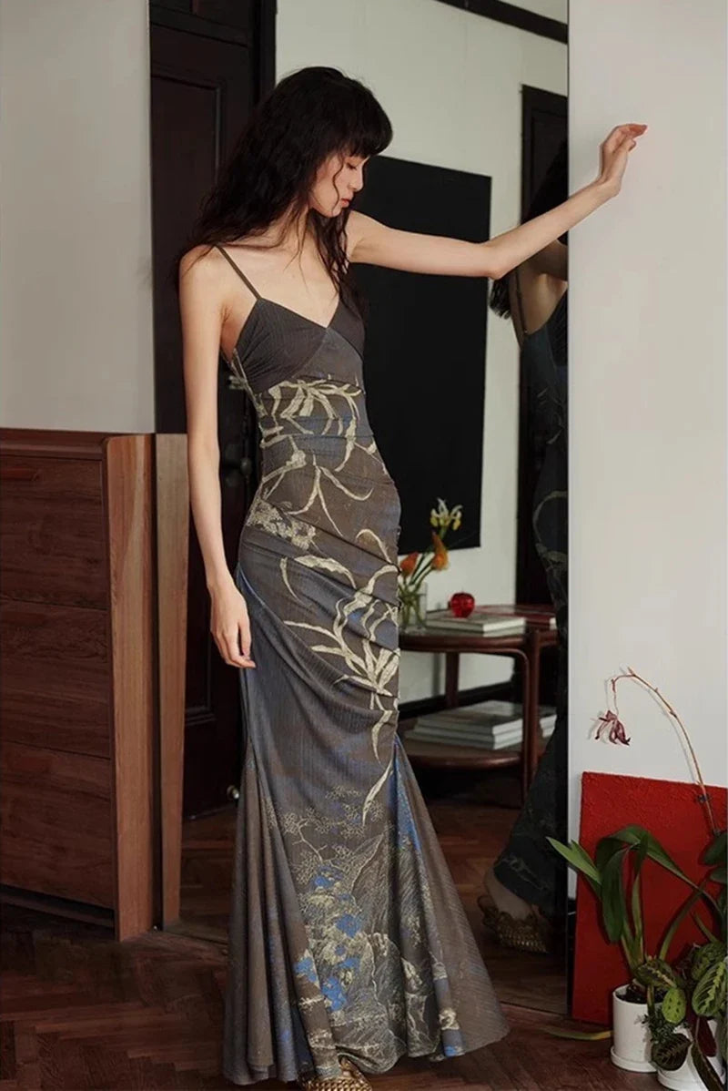 Y2K Sheer Maxi Dress