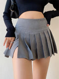 Side Slit Mini Skirt