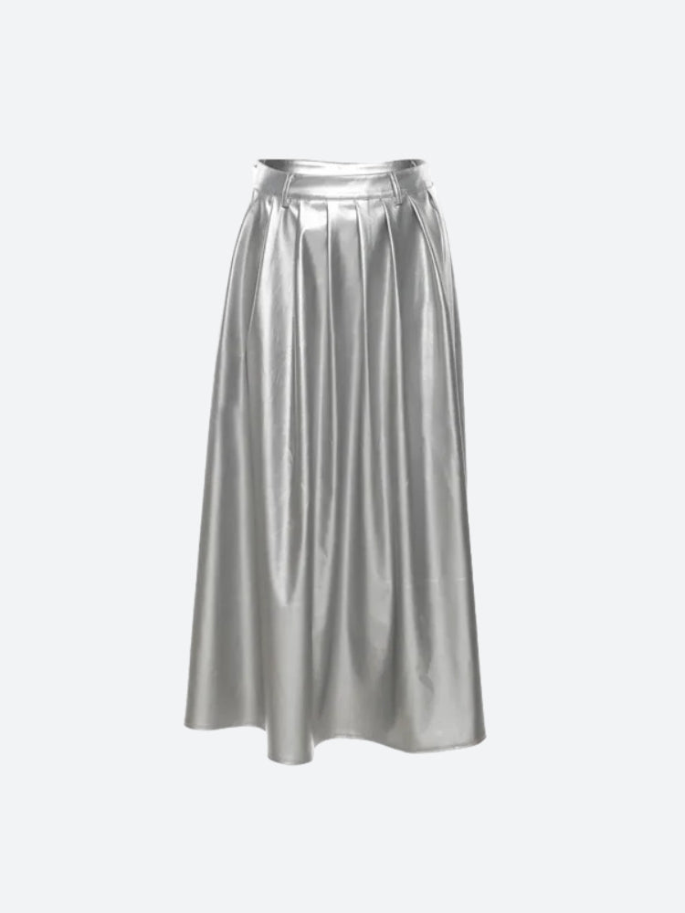 Y2K Silver Maxi Dress