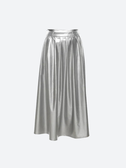 Y2K Silver Maxi Dress