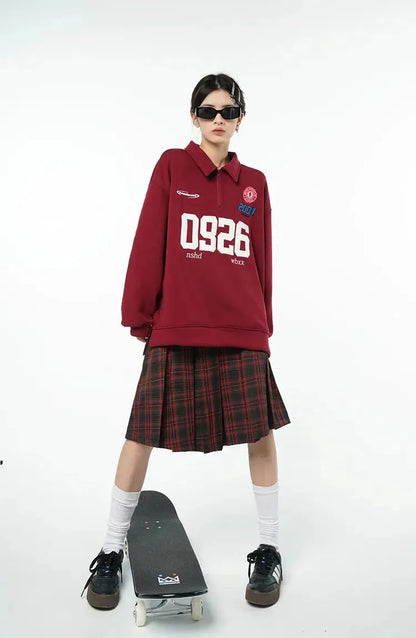Y2K Skater Midi Skirt