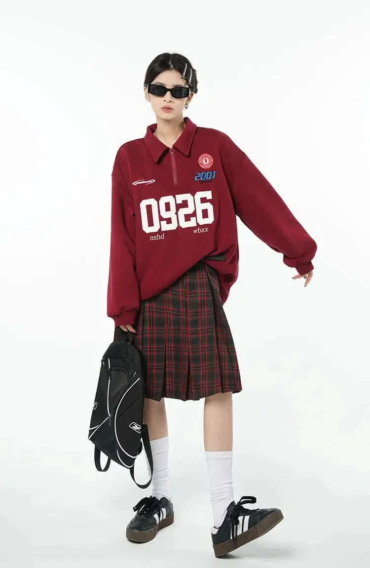 Y2K Skater Midi Skirt