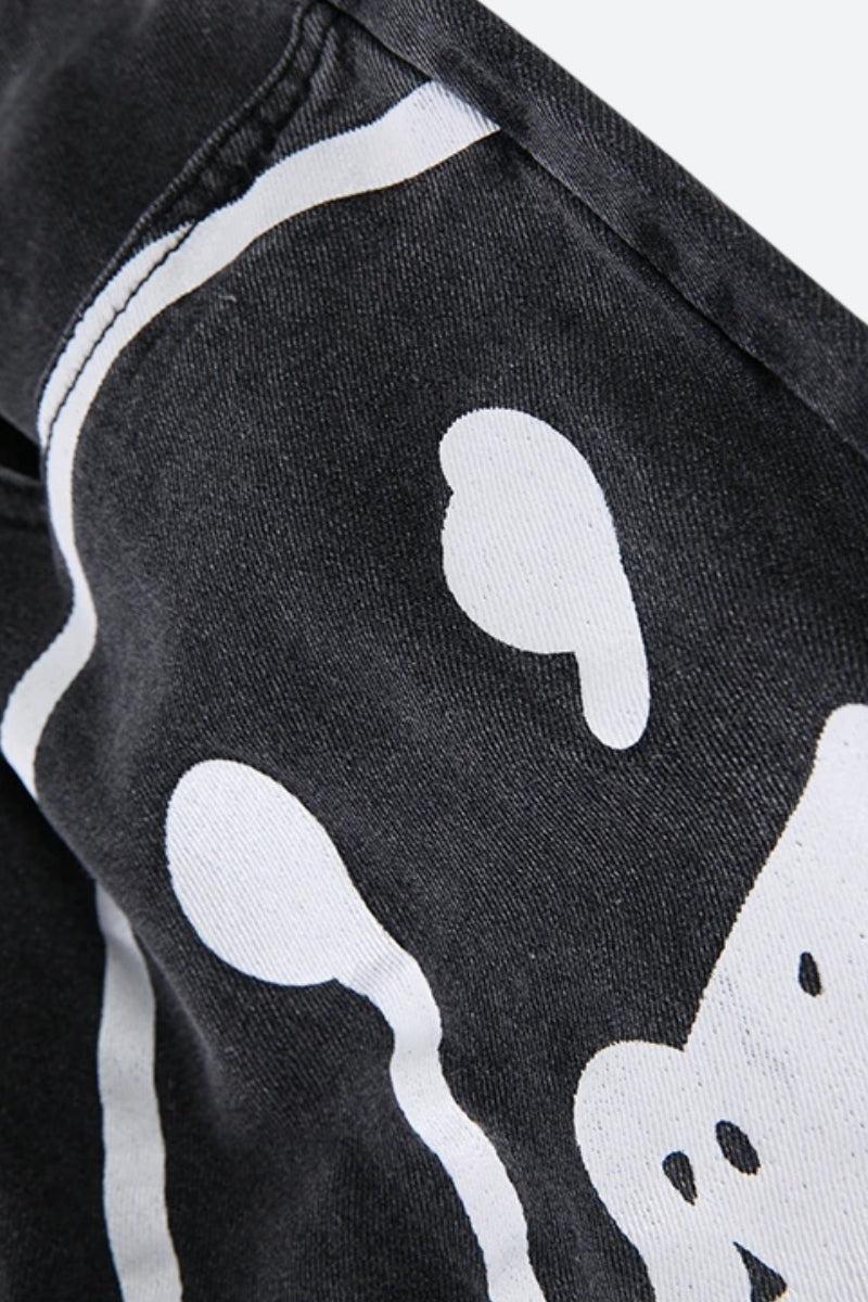 Y2K Smiley Jeans
