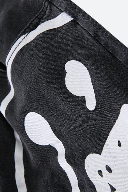 Y2K Smiley Jeans