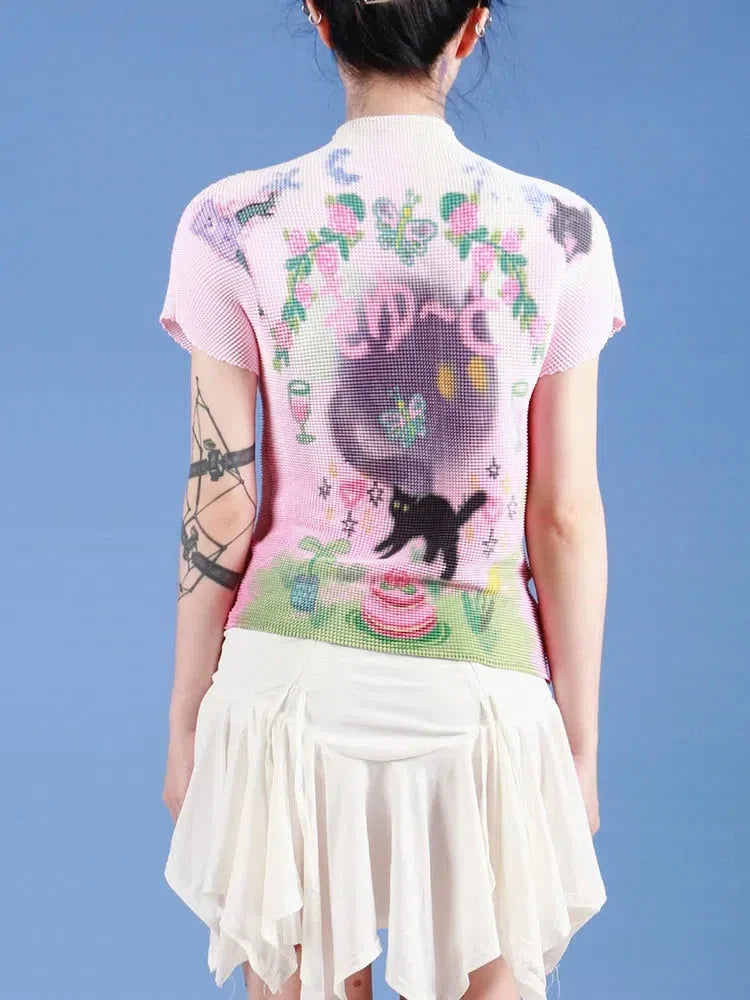Y2K Soft Girl Top