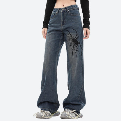 Y2K Spider Jeans