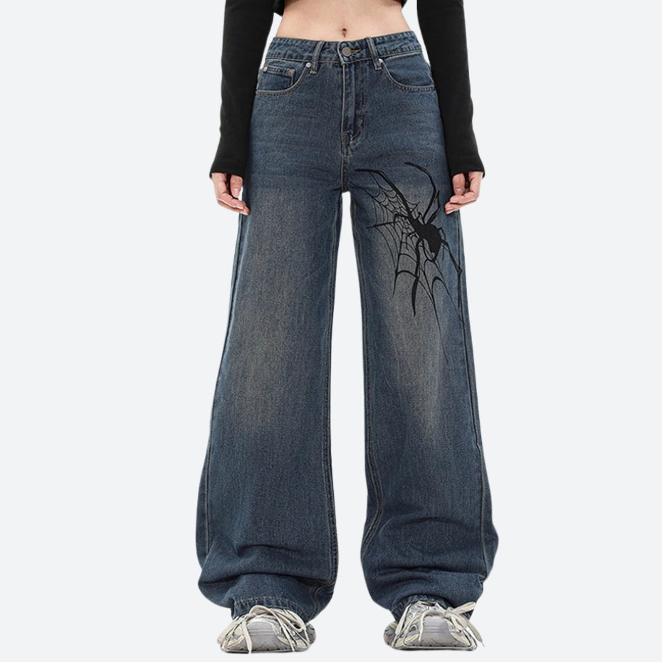 Y2K Spider Jeans