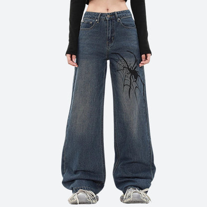 Y2K Spider Jeans