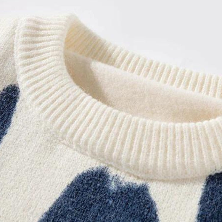 Y2K Spray Paint Knitted Sweater