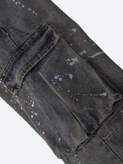 Y2K Stained Cargo Jeans
