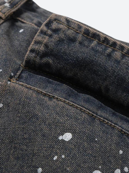 Y2K Stained Cargo Jeans