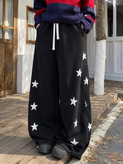 Y2K Star Baggy Pants