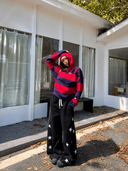 Y2K Star Baggy Pants