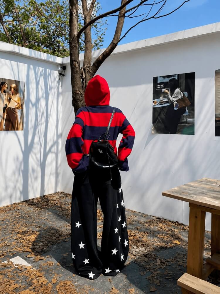 Y2K Star Baggy Pants