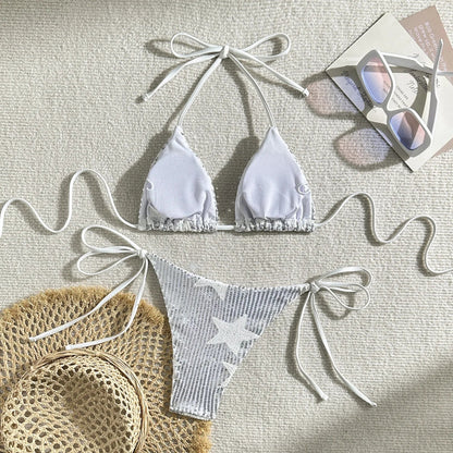 Y2K Star Bikini Set