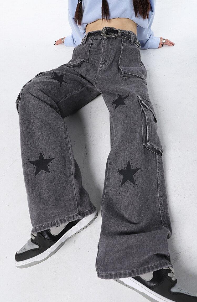 Y2K Star Cargo Pants