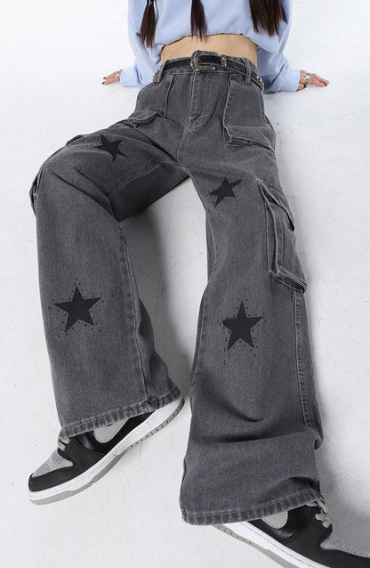 Y2K Star Cargo Pants